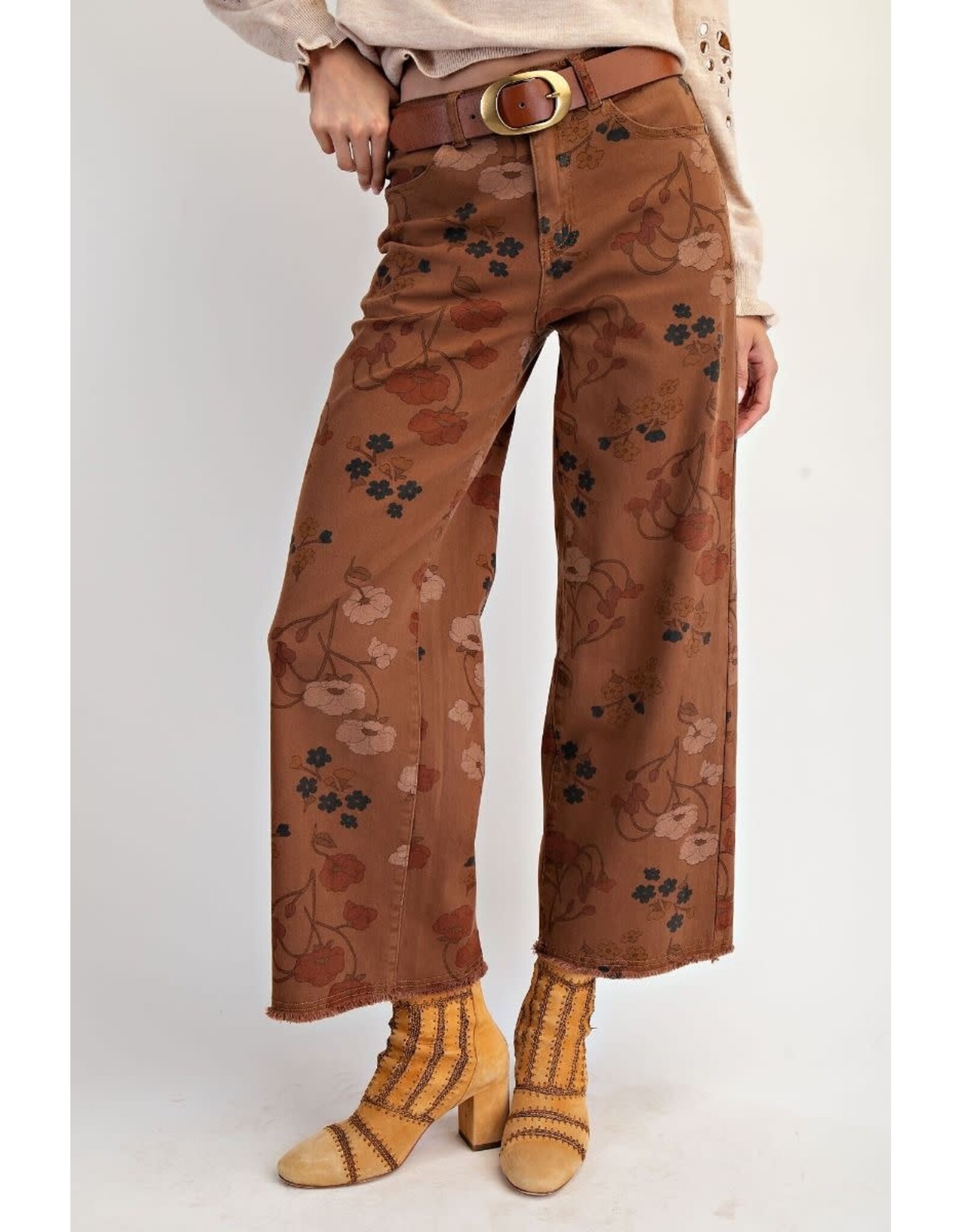 Fallon Floral Print Jeans