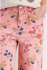 Fallon Pink Floral Print Jeans
