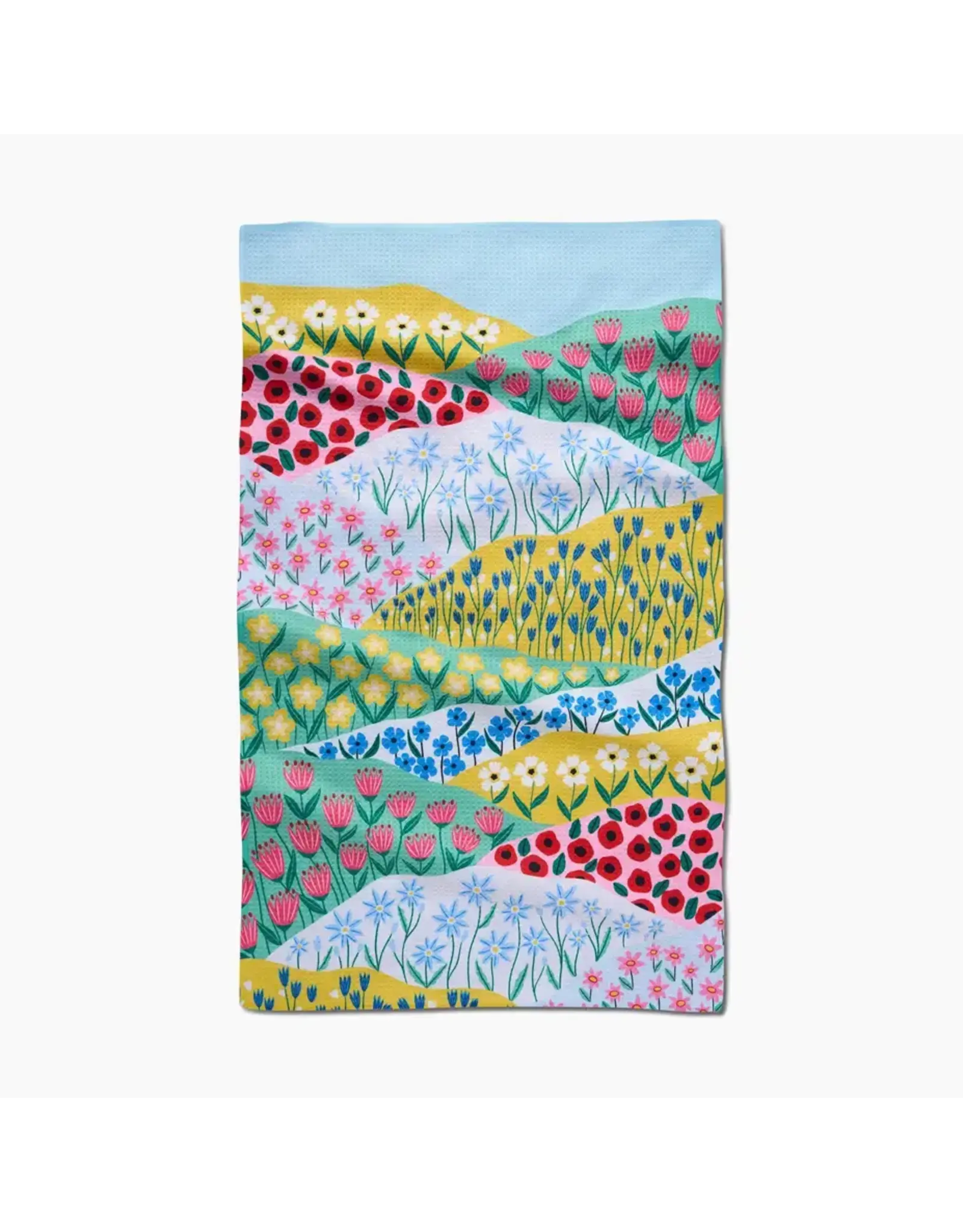 Geometry Spring Fields Tea Towel