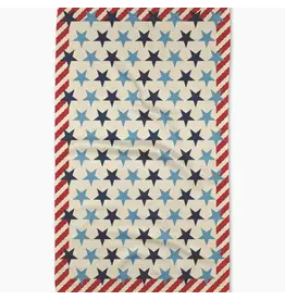 Geometry Summer Fair Tea Towel