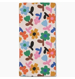 Geometry Sunny Bloom Bar Towel