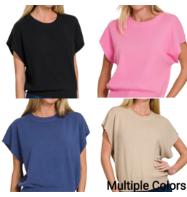 Lilly Round Neck Dolman Sleeve Sweater