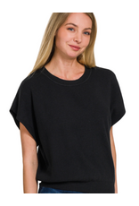 Lilly Round Neck Dolman Sleeve Sweater