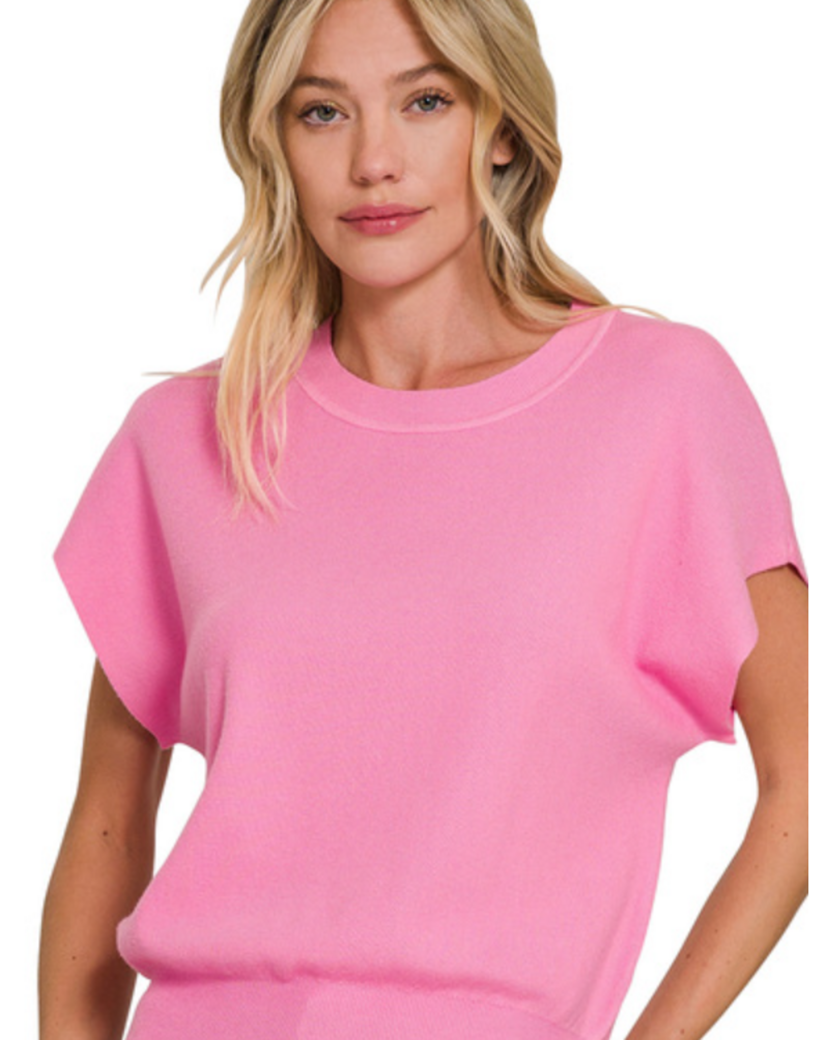 Lilly Round Neck Dolman Sleeve Sweater