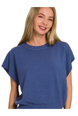 Lilly Round Neck Dolman Sleeve Sweater