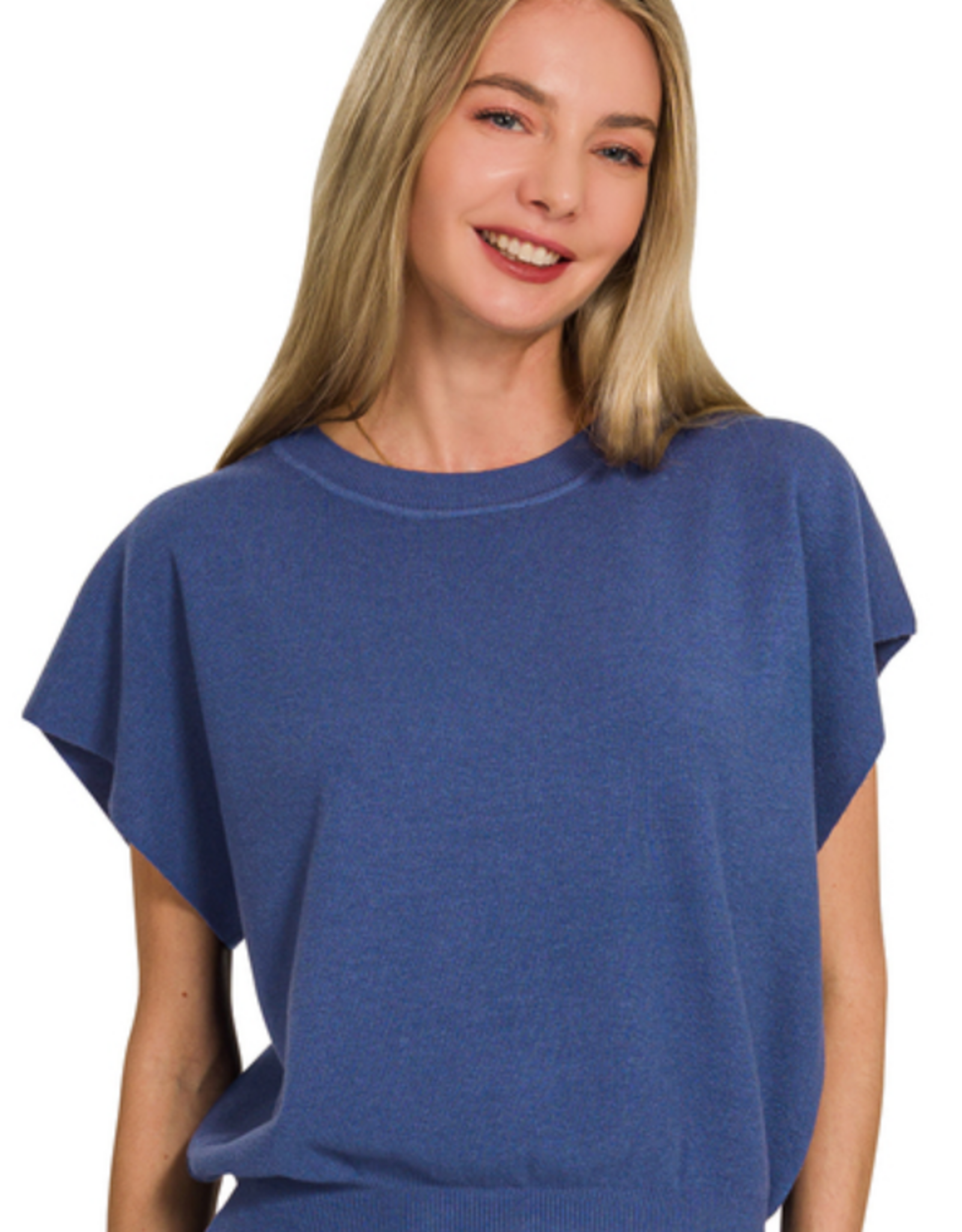 Lilly Round Neck Dolman Sleeve Sweater