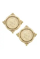 Susan Shaw Coin Studs