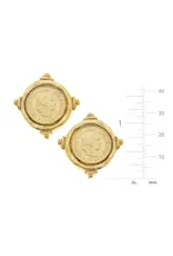 Susan Shaw Coin Studs
