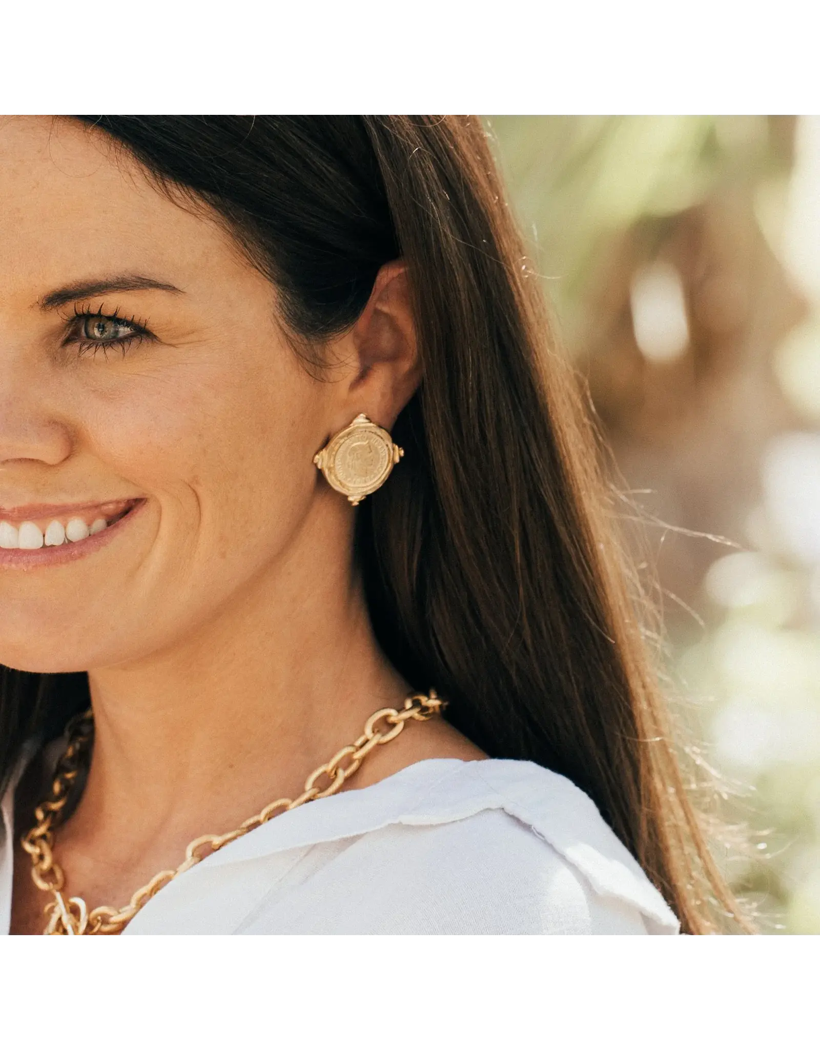 Susan Shaw Coin Studs