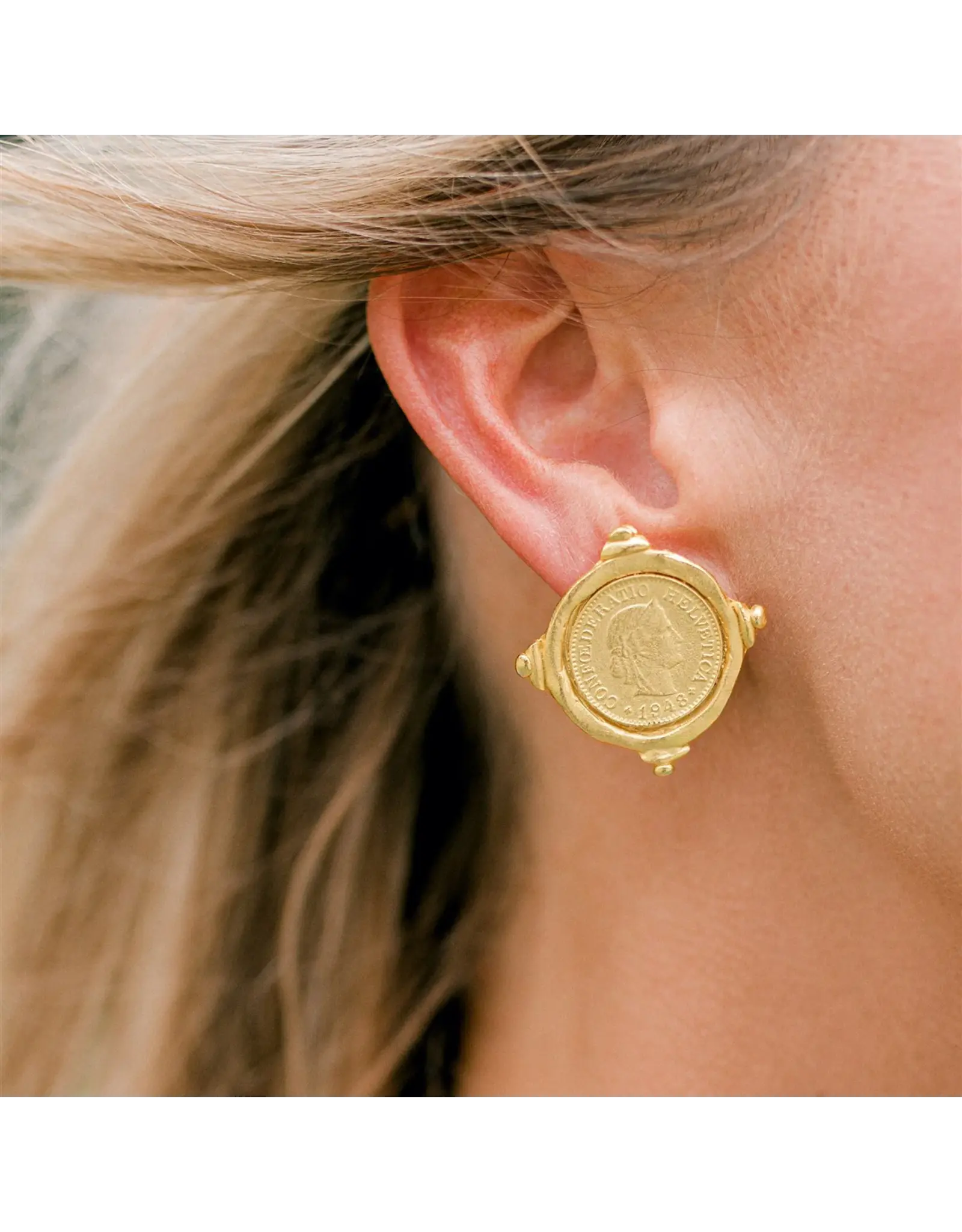 Susan Shaw Coin Studs