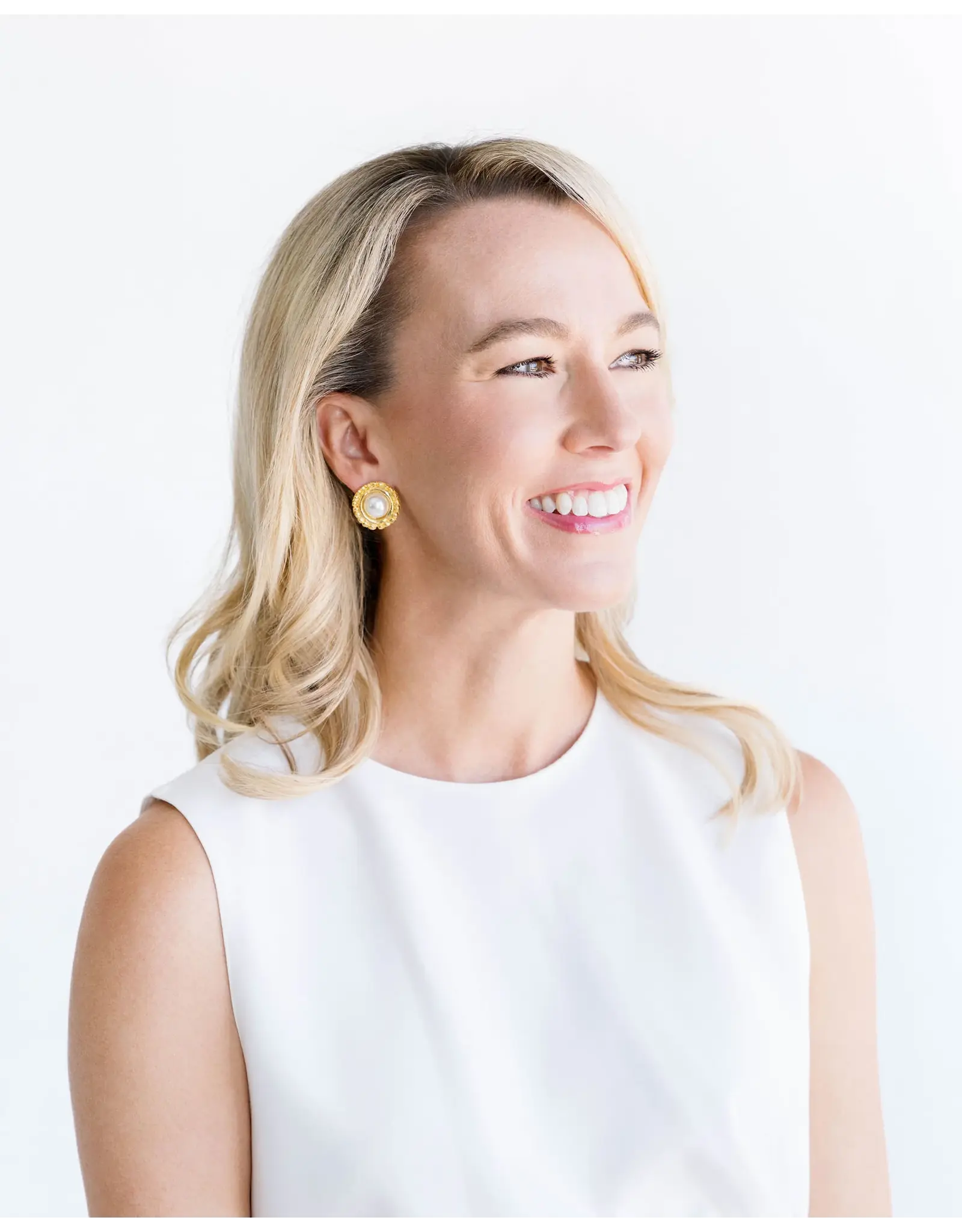 Susan Shaw Dotted Pearl Studs