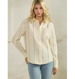 Lindsey Embroidered Western Horseshoe Shirt