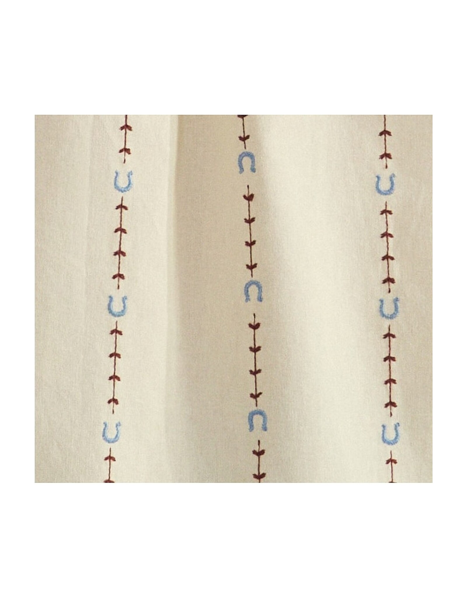 Lindsey Embroidered Western Horseshoe Shirt