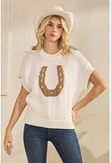Hannah Horseshoe Sweater