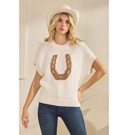 Hannah Horseshoe Sweater