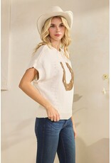 Hannah Horseshoe Sweater