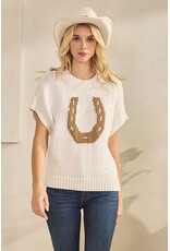 Hannah Horseshoe Sweater