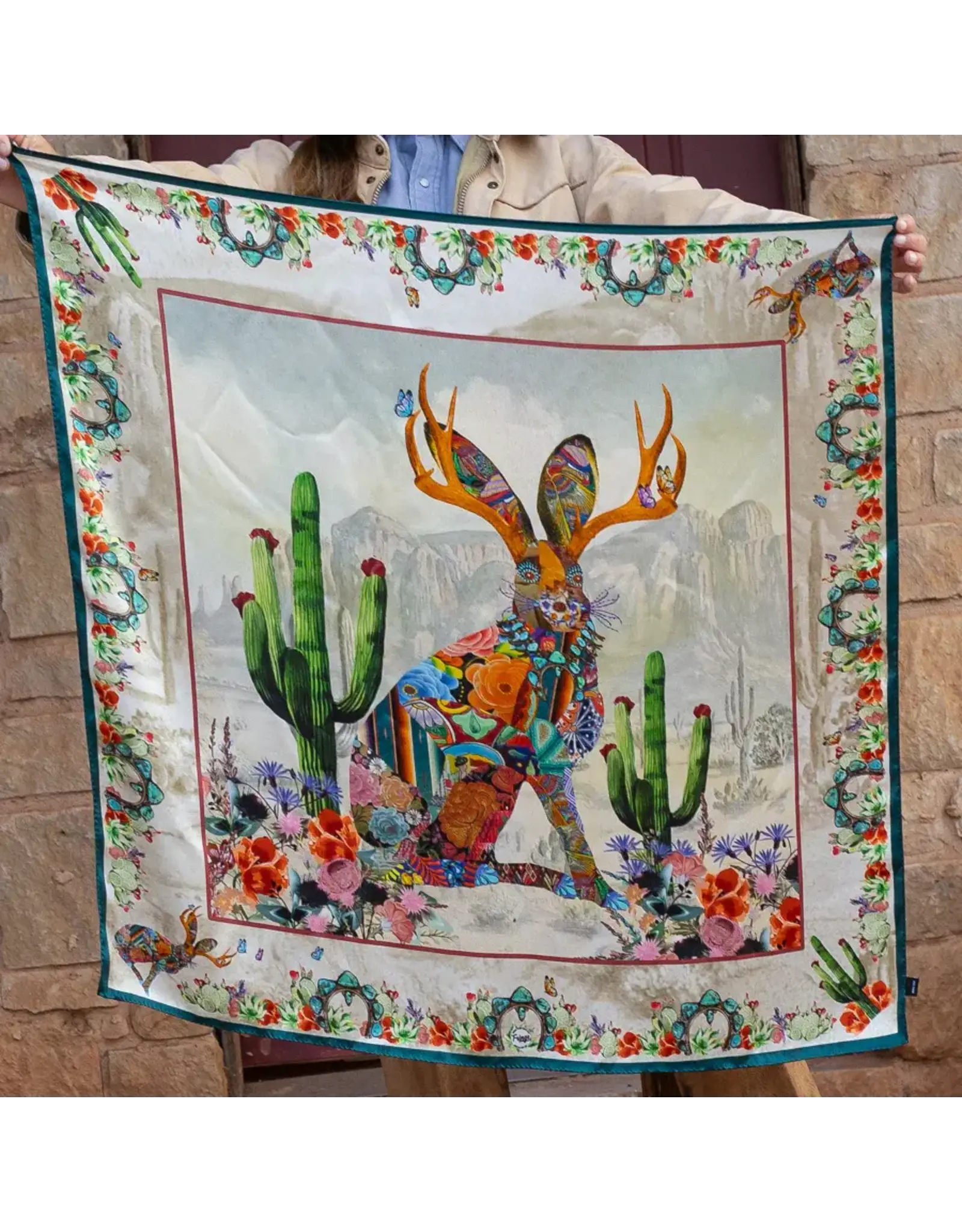 Fringe Scarves Fringe Jewelled Jackalope Shorty