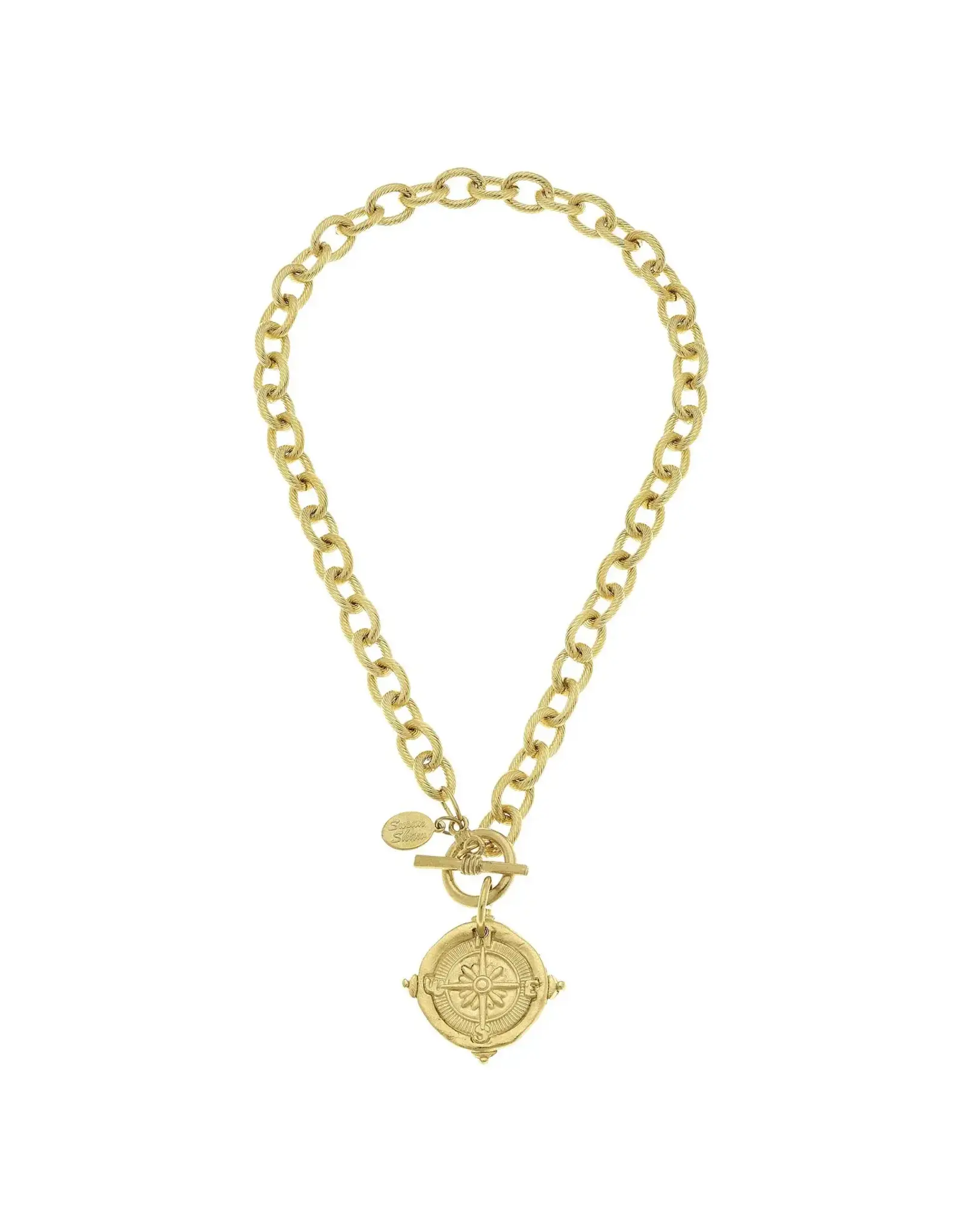 Susan Shaw Compass Toggle Necklace