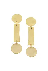 Susan Shaw Round Bar Earrings