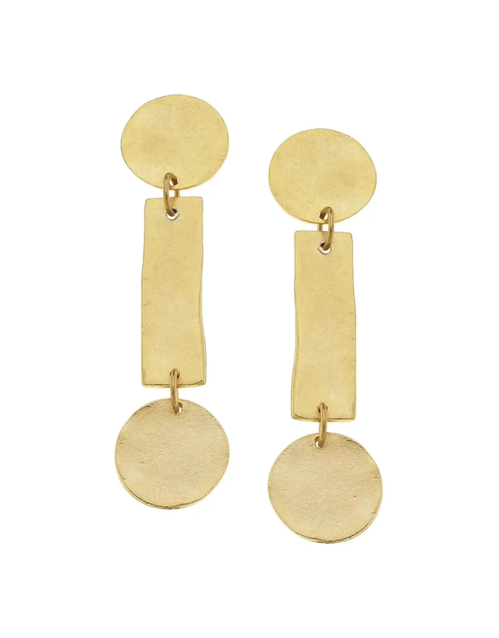 Susan Shaw Round Bar Earrings