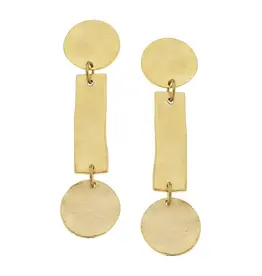Susan Shaw Round Bar Earrings