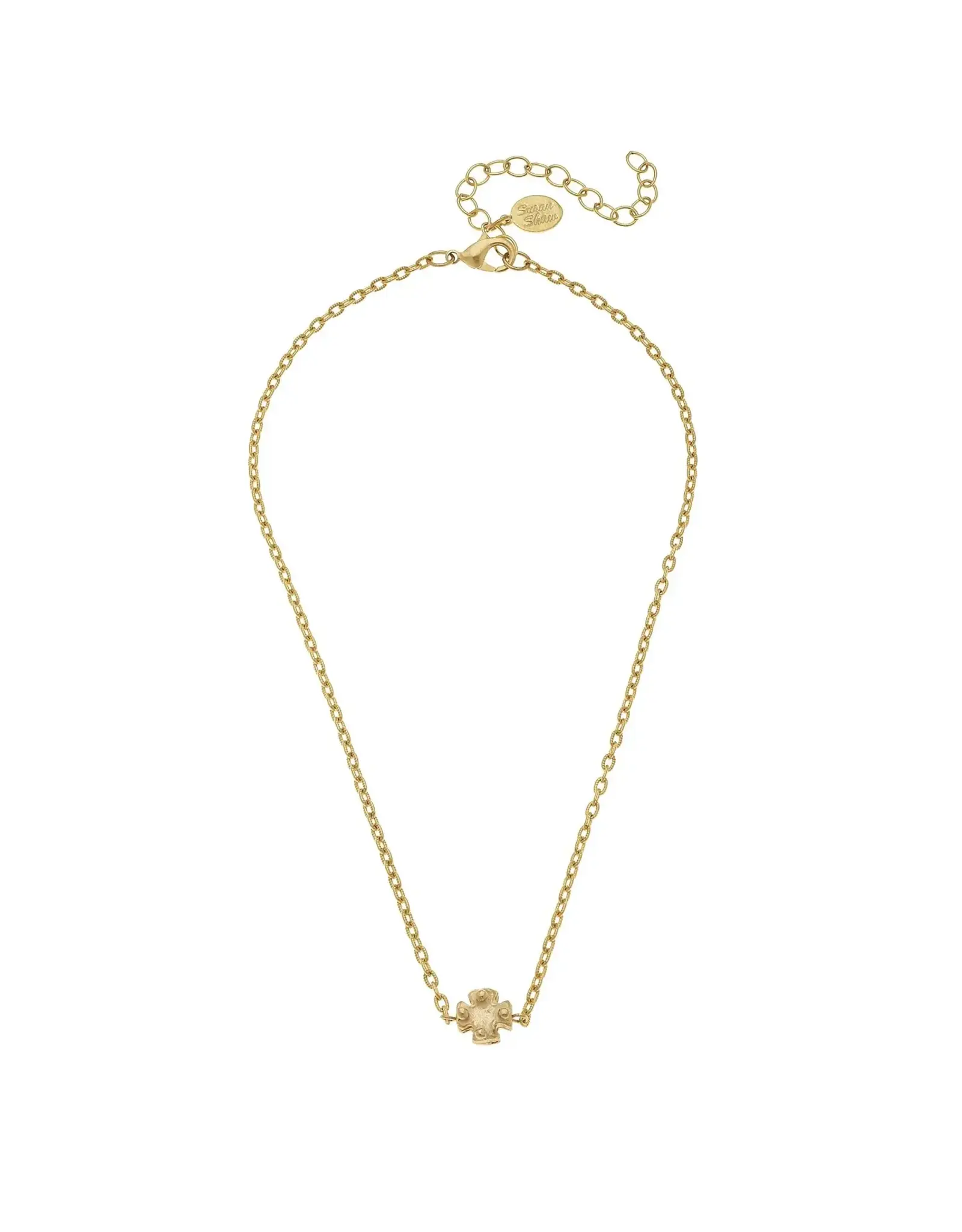 Susan Shaw Dainty Maltese Cross Necklace
