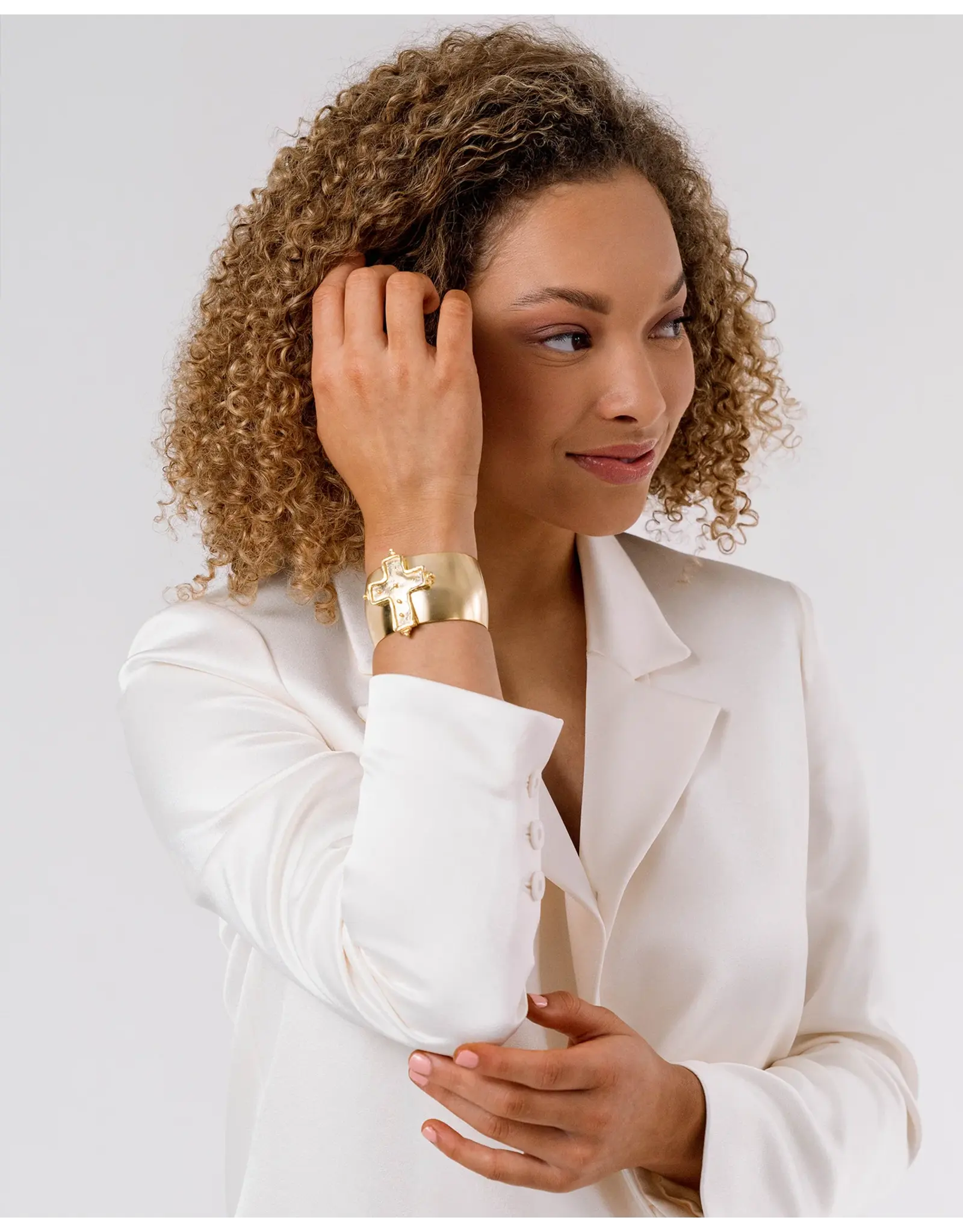 Susan Shaw Dotted Cross Cuff