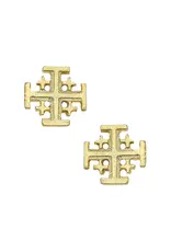 Susan Shaw Jerusalem Cross Studs