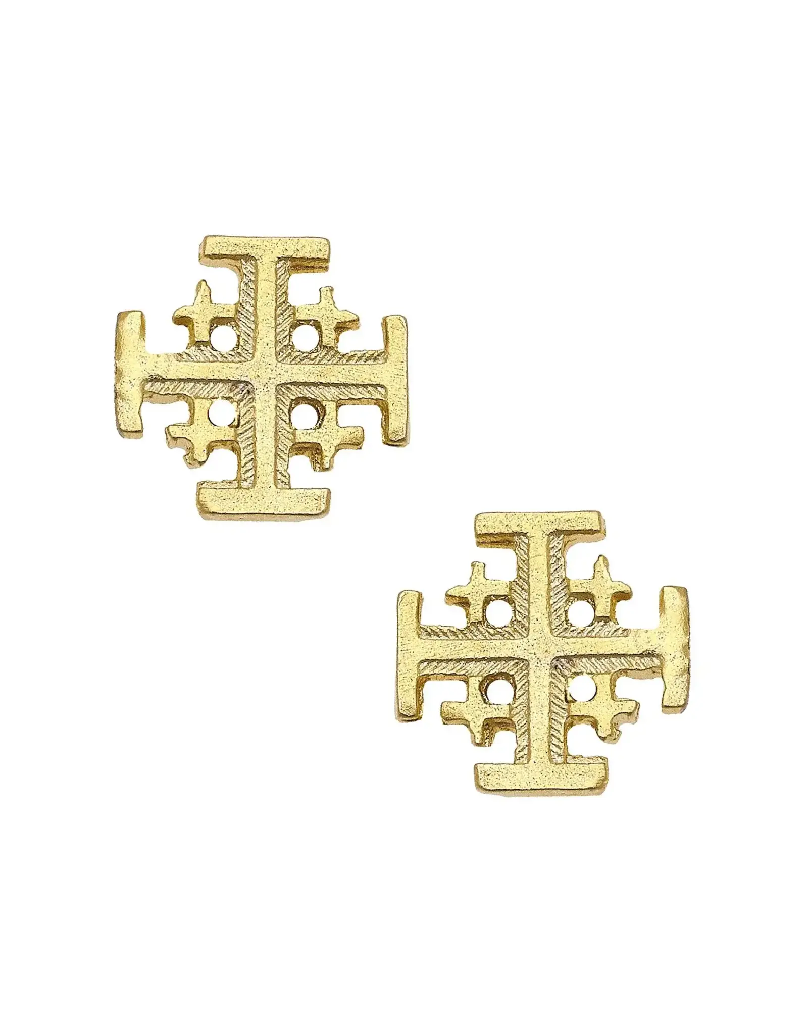 Susan Shaw Jerusalem Cross Studs