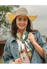 Fringe Scarves Fringe Cactus Blooms Shorty