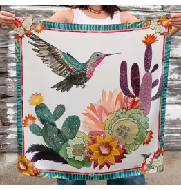 Fringe Scarves Fringe Cactus Blooms Shorty