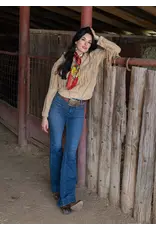 Fringe Scarves Fringe Always Saddle Your Own Horse Shorty - Red