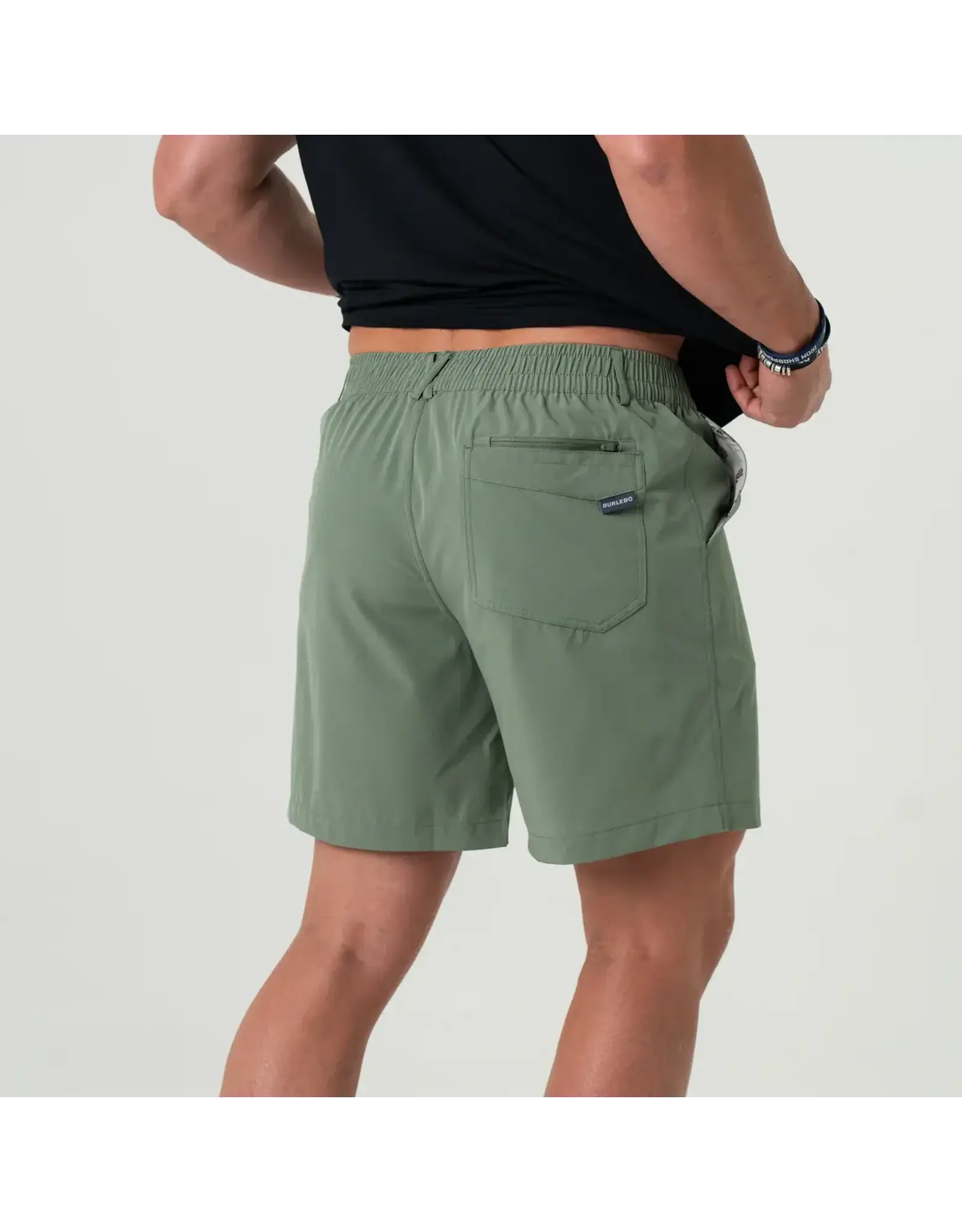 Burlebo Burlebo Everyday Short Light Sage - Fish Toss Pocket XLarge 7" (THE ORIGINAL)