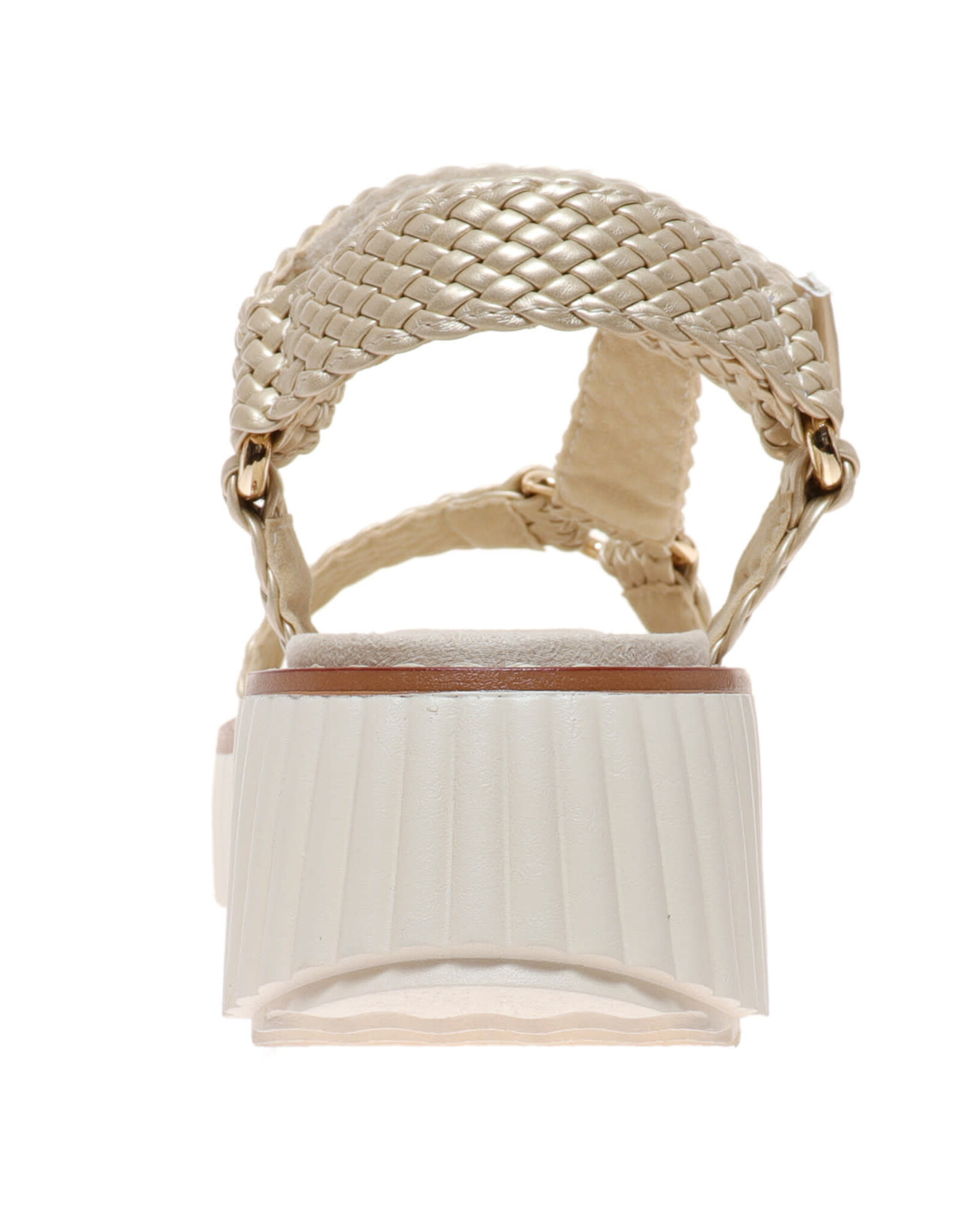 Pierre Dumas Sweet-11 Braided Sandal Gold