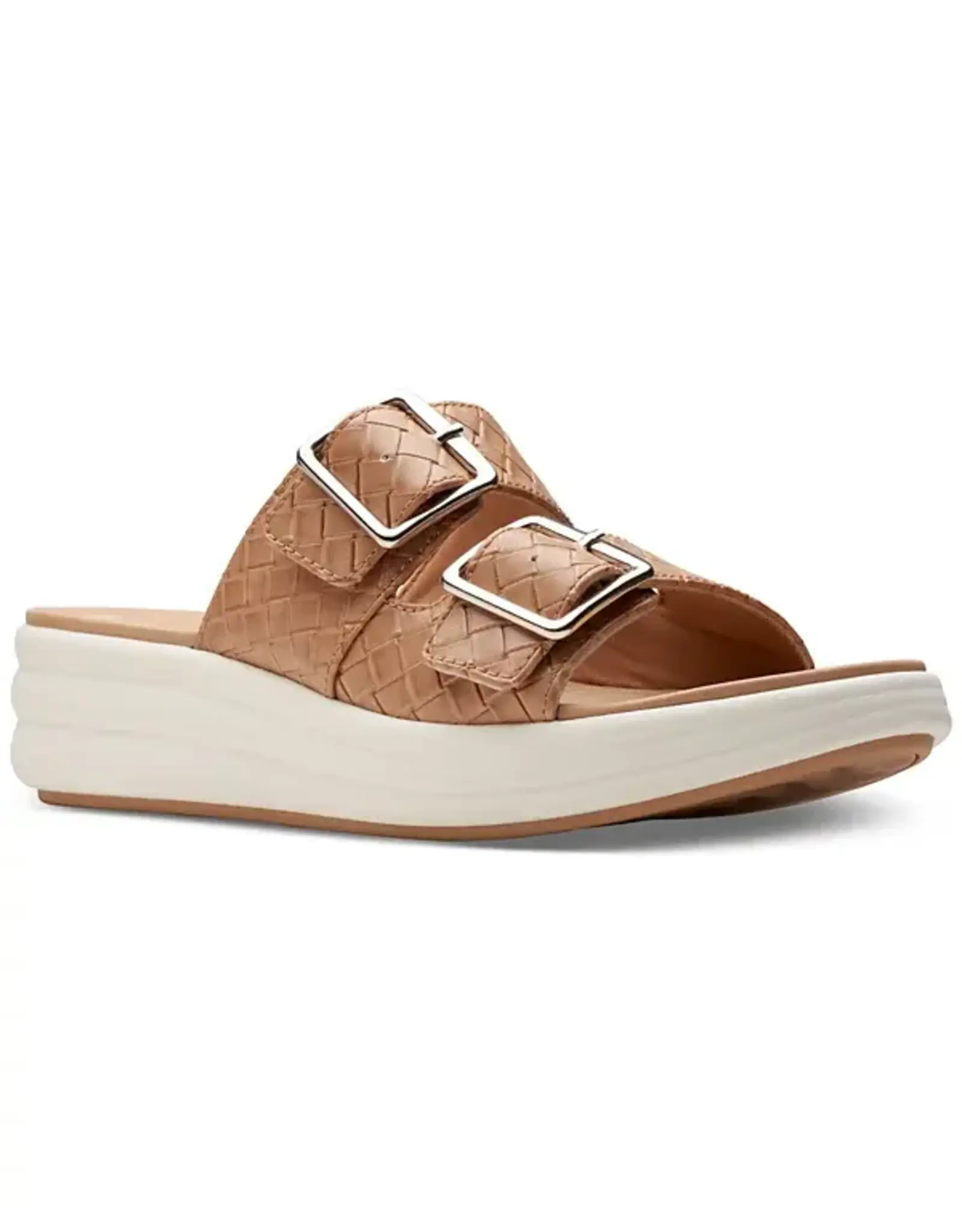 Clarks Clarks Drift Buckle Slip-On Slide Wedge Sandals
