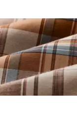 Filson Twin Lakes Short Sleeve Sport Shirt Beige/Rust Plaid