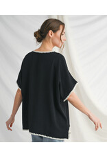 Adelina Stitch Trim Top