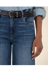 Kut from the Kloth / STS Blue KUT Meg High Rise Fab Ab Wide Leg Raw Hem Jean