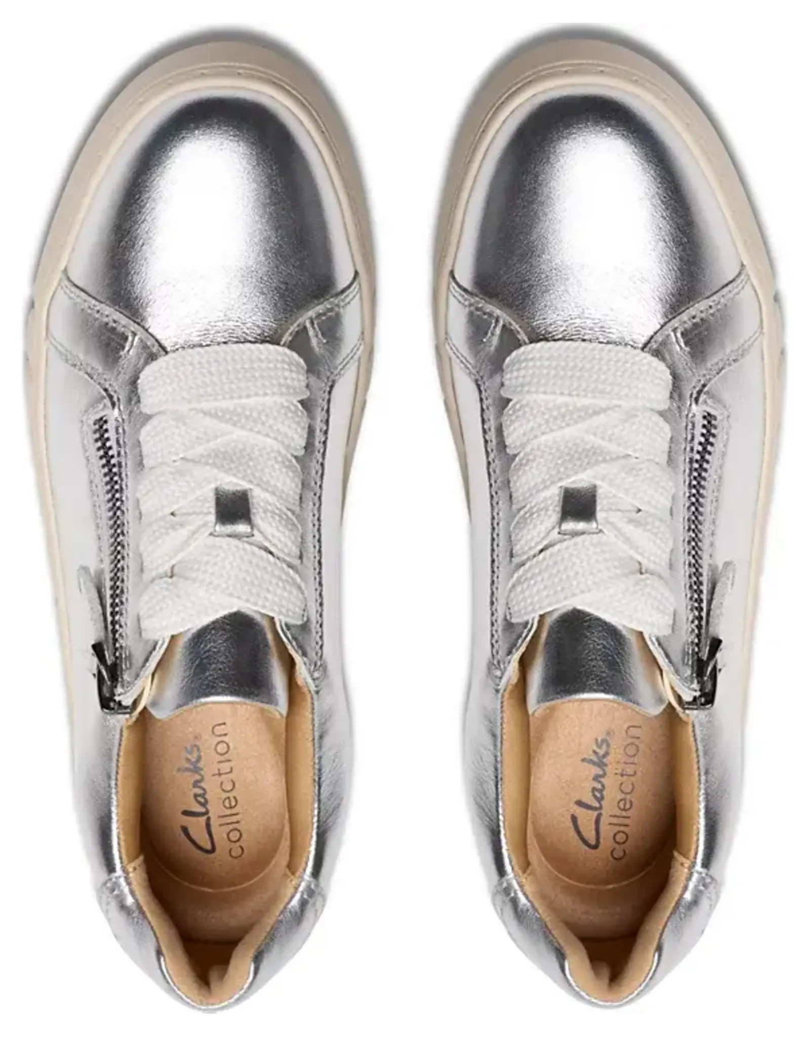 Clarks Clarks Mykah Joy Silver Leather