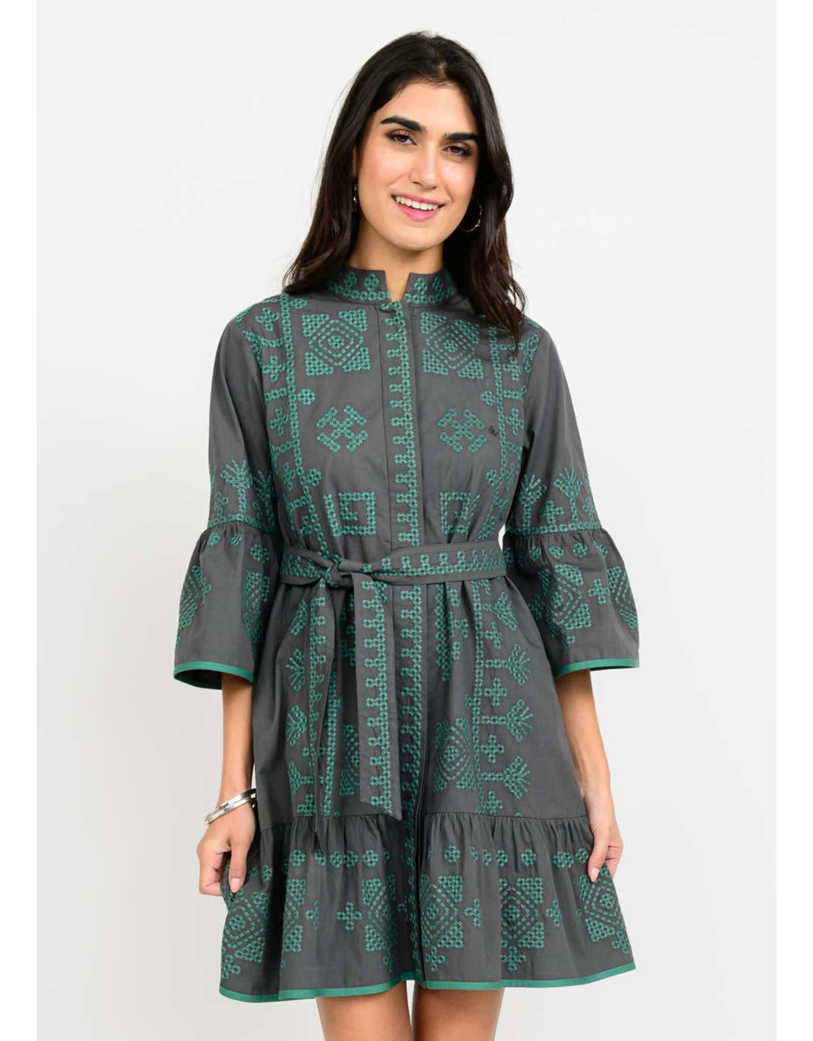 Uncle Frank Uncle Frank Cross Stitched Dress