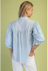 Gina Rhinestone Embellished Blouse