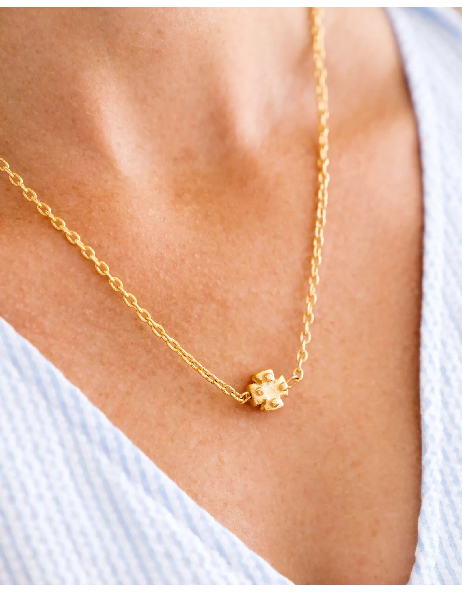 Susan Shaw Dainty Maltese Cross Necklace