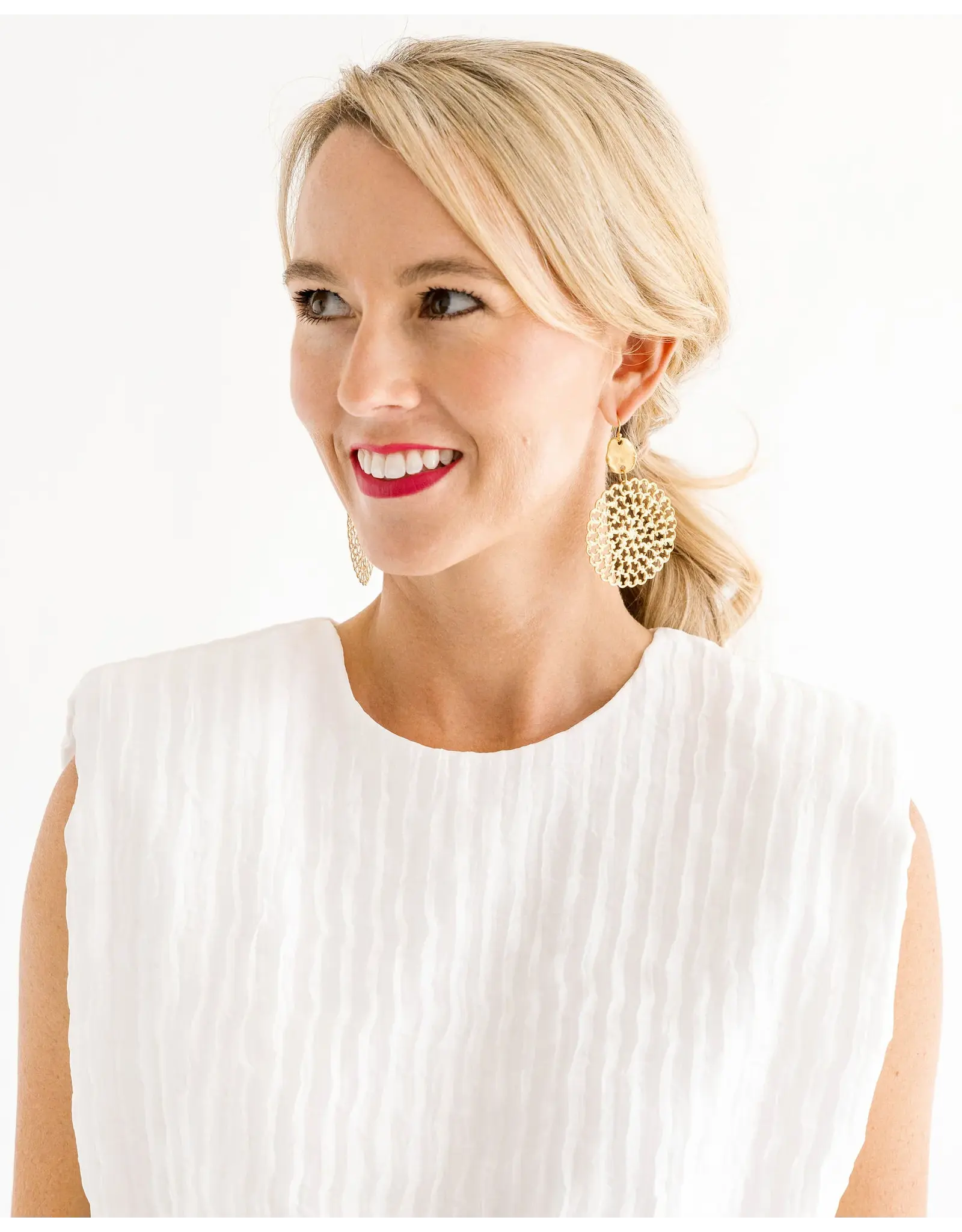 Susan Shaw Filigree Earrings