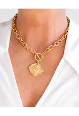 Susan Shaw Compass Toggle Necklace