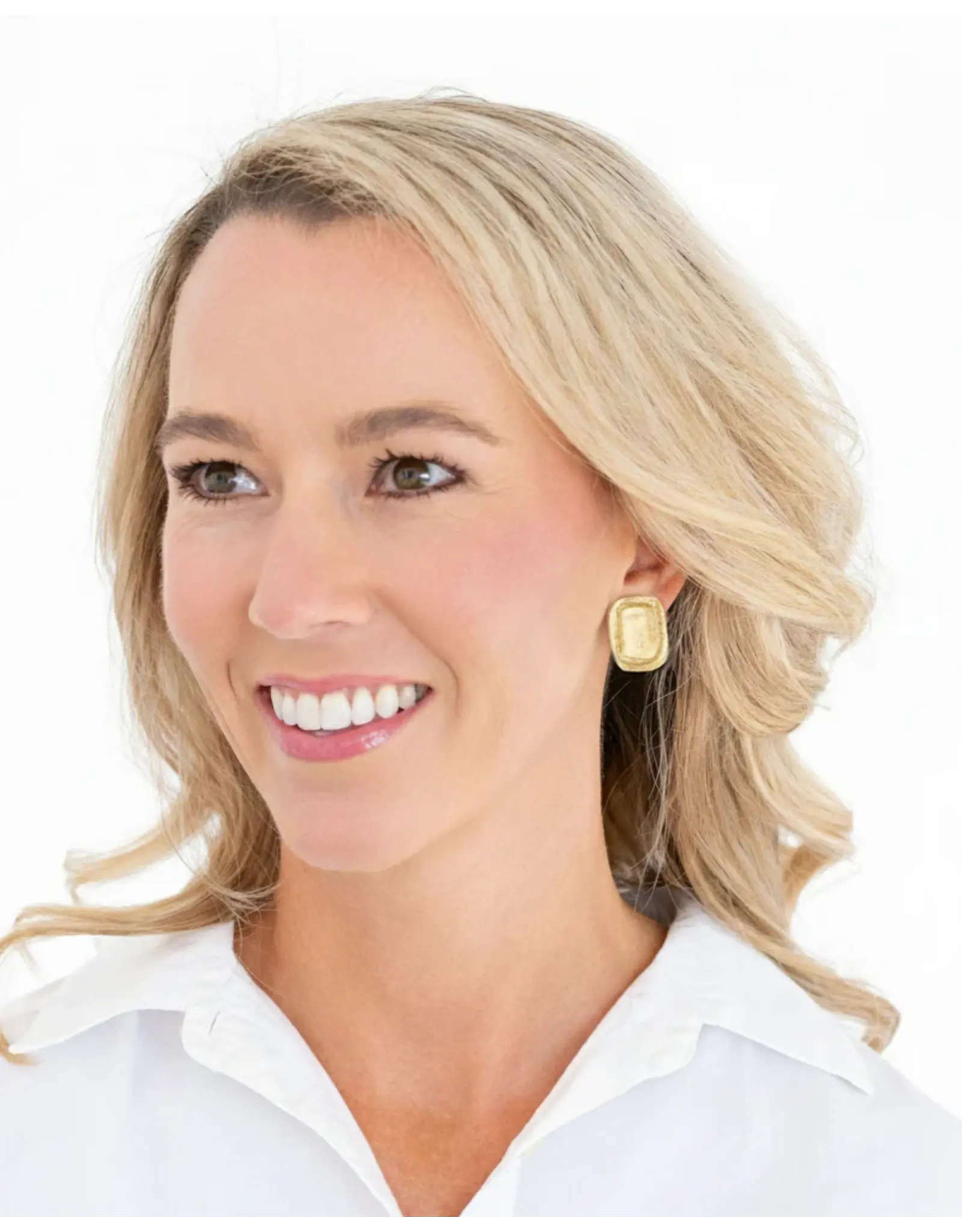 Susan Shaw Rectangle Studs