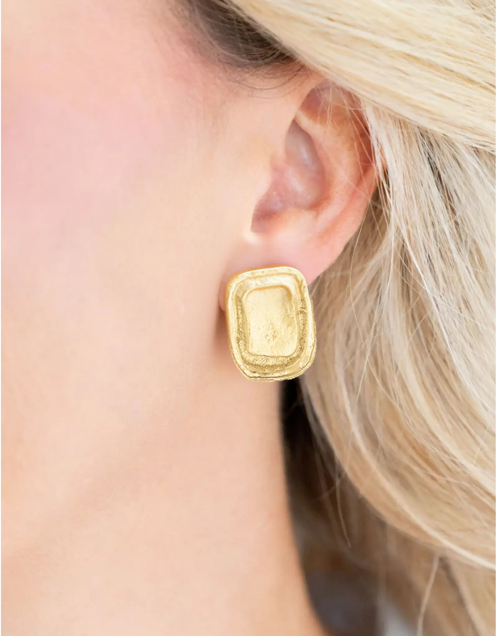 Susan Shaw Rectangle Studs