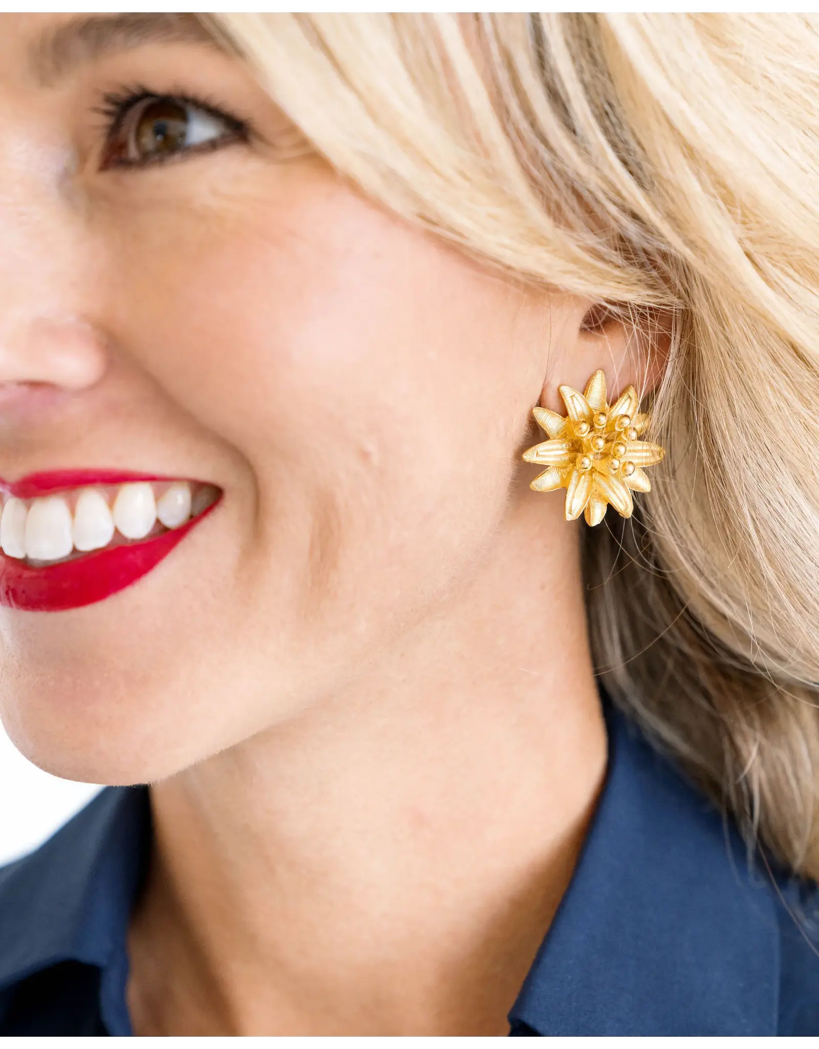 Susan Shaw Water Lily Studs