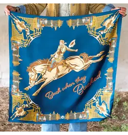 Fringe Scarves Fringe Back When They Bucked Long Tall - Navy