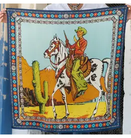 Fringe Scarves Fringe Ranger Shorty - Navy